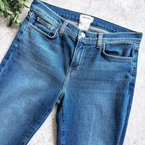 L'Agence Mid Rise Slim Distressed Jeans Size 27